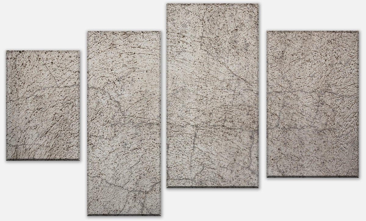 Leinwandbild Mehrteiler Dunkelgrauer Stein M1050 Leinwandbild Mehrteiler Dunkelgrauer Stein M1050