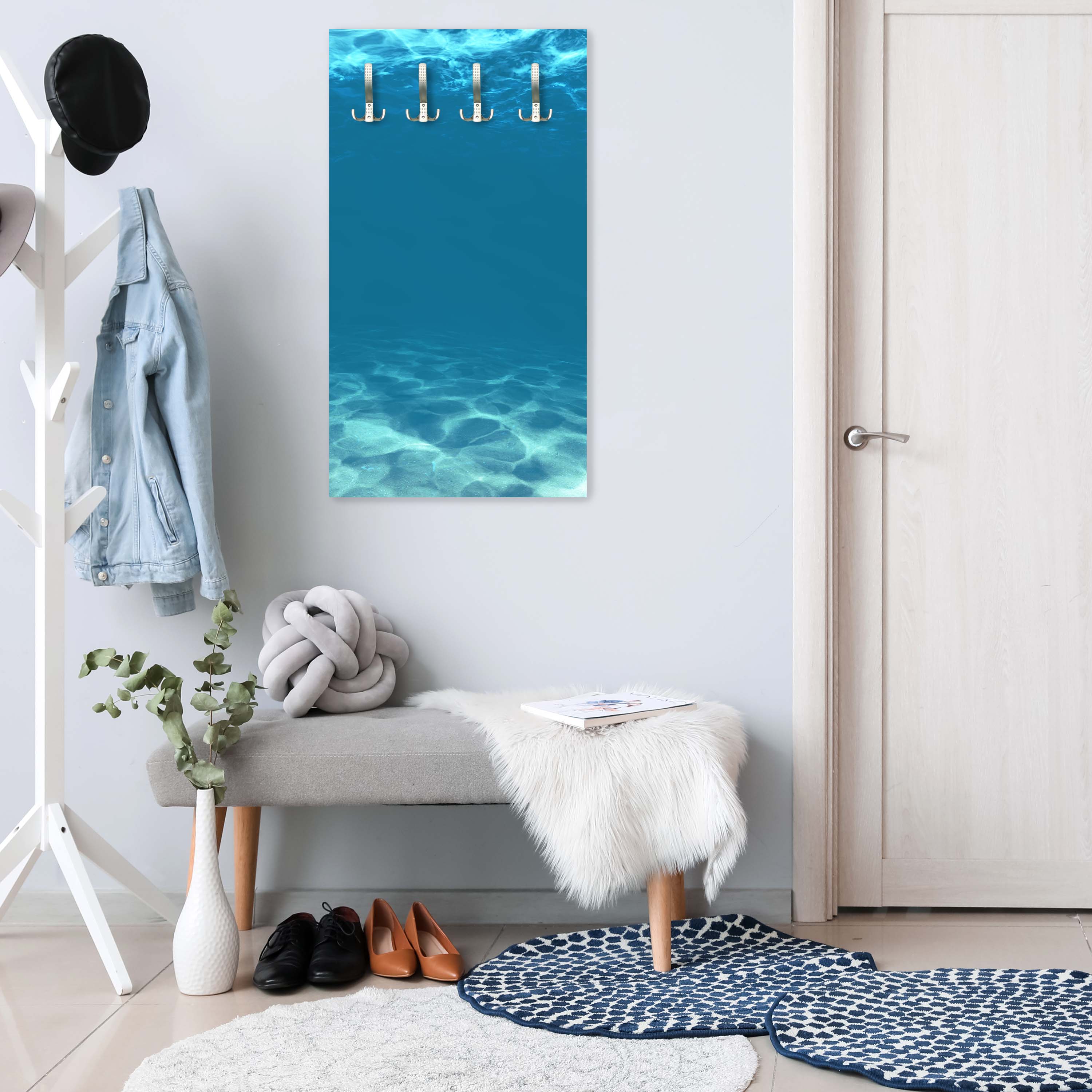 Garderobe Hellblau unter Wasser M1053 entdecken - Bild 6 Garderobe Hellblau unter Wasser M1053 entdecken - Bild 6