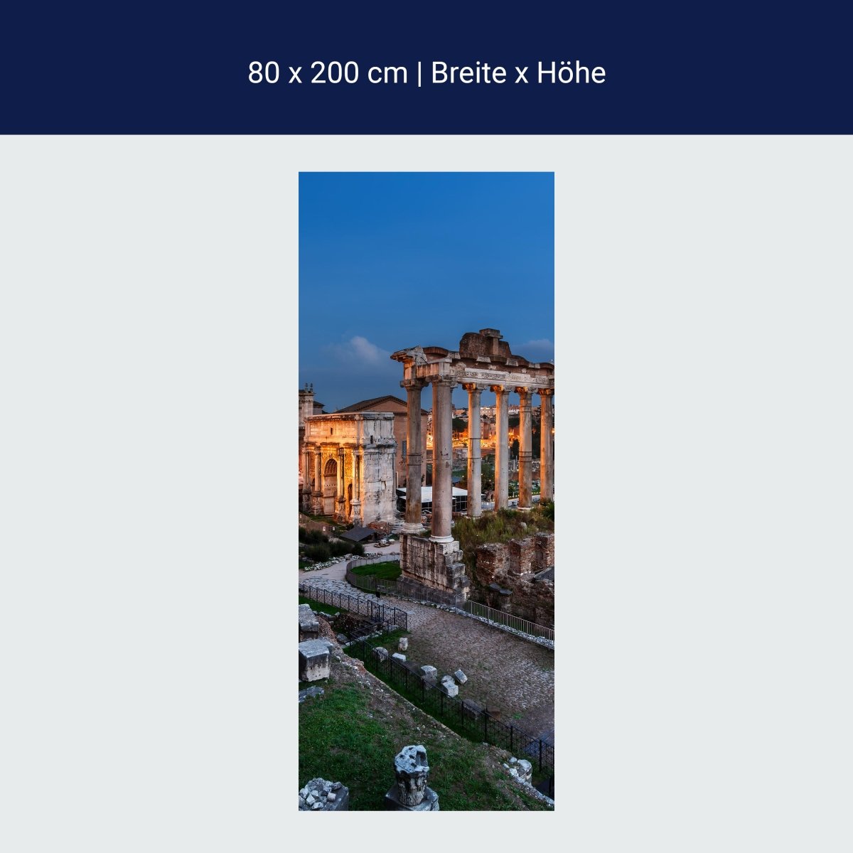 Duschwand Panorama des römischen Forums M1056 Duschwand Panorama des römischen Forums M1056