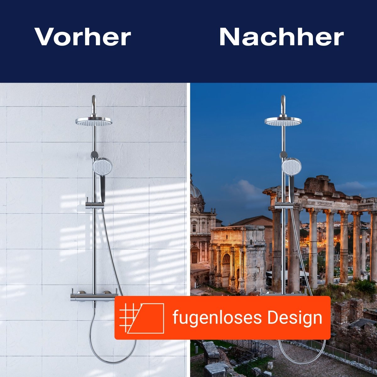 Duschwand Panorama des römischen Forums M1056 entdecken - Bild 9 Duschwand Panorama des römischen Forums M1056 entdecken - Bild 9