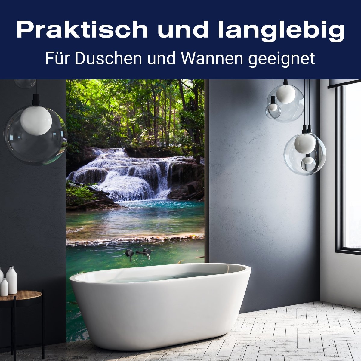 Duschwand Erawan Wasserfall, Thailand M1059 entdecken - Bild 3 Duschwand Erawan Wasserfall, Thailand M1059 entdecken - Bild 3