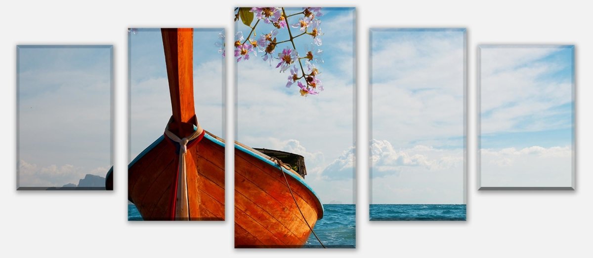Leinwandbild Mehrteiler Traditionelles Longtailboot bei Andaman M1061 entdecken - Bild 1 Leinwandbild Mehrteiler Traditionelles Longtailboot bei Andaman M1061 entdecken - Bild 1