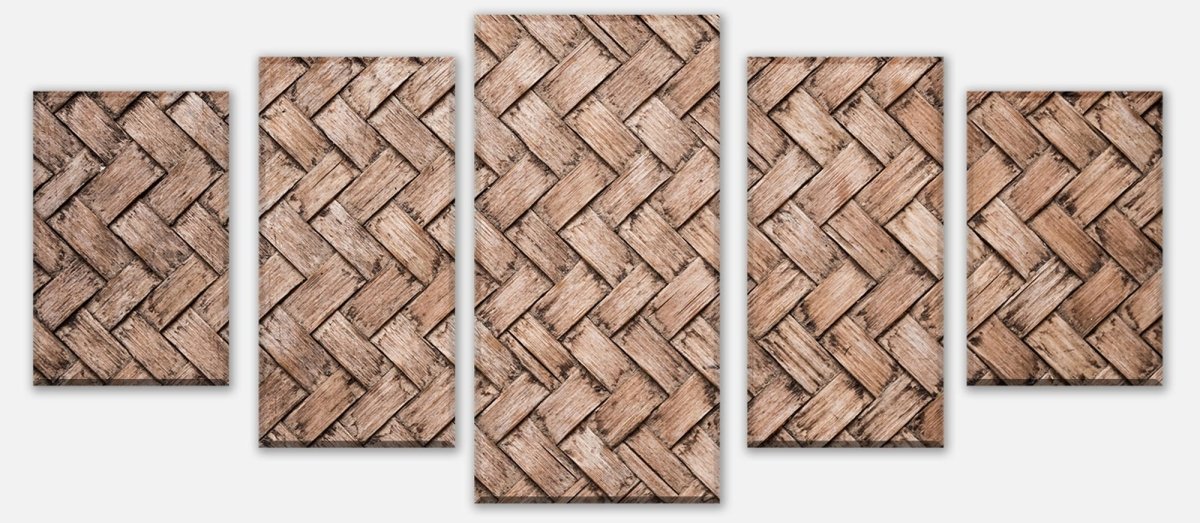 Leinwandbild Mehrteiler Gewebtes Holz M1062 entdecken - Bild 1 Leinwandbild Mehrteiler Gewebtes Holz M1062 entdecken - Bild 1
