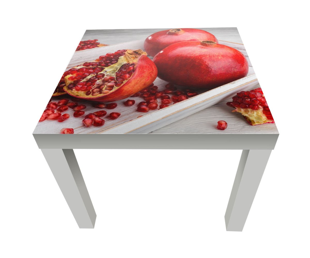 Beistelltisch Rote Granatapfelfrüchte M1063 entdecken - Bild 1 Beistelltisch Rote Granatapfelfrüchte M1063 entdecken - Bild 1