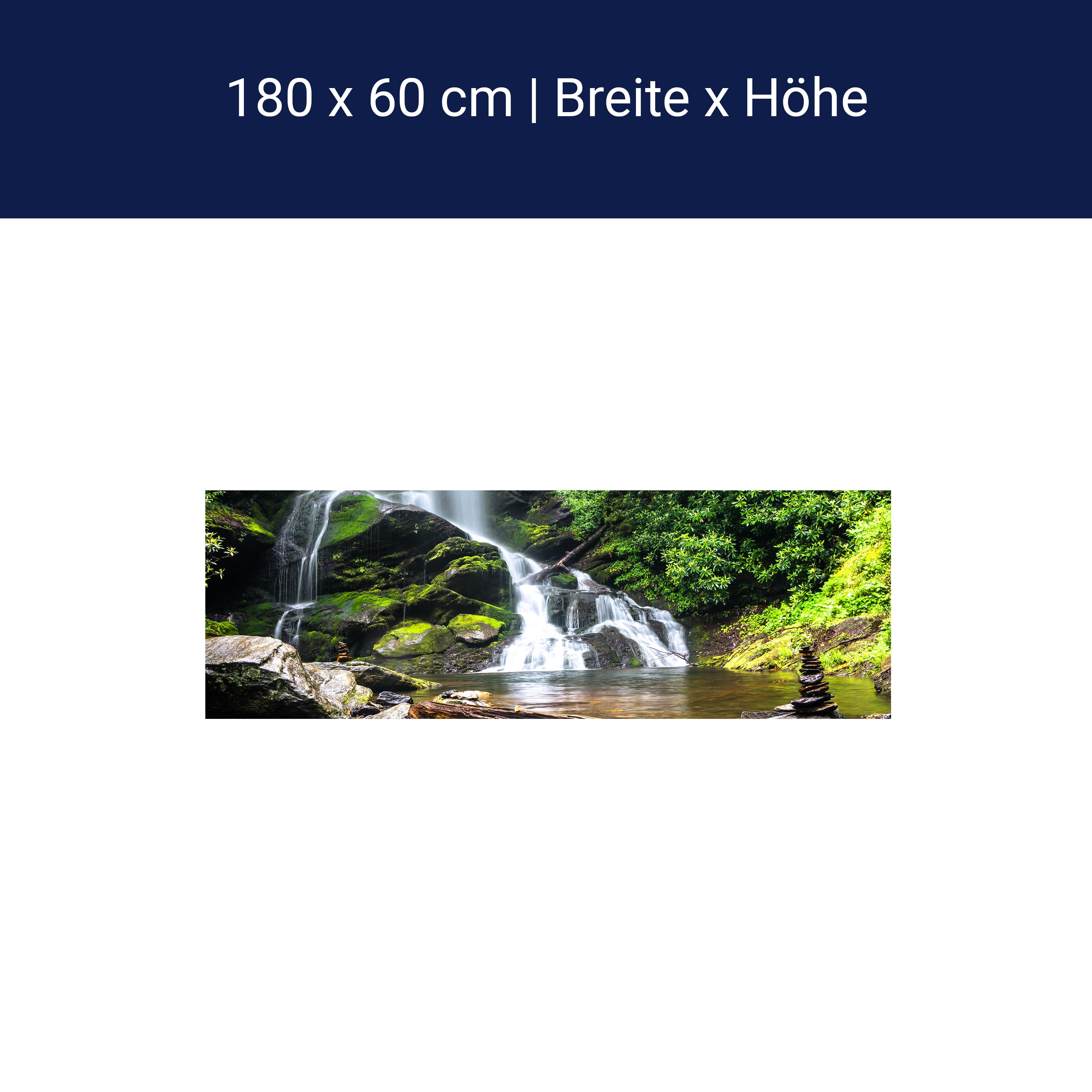 Küchenrückwand Naturwasserfall M1066 Küchenrückwand Naturwasserfall M1066