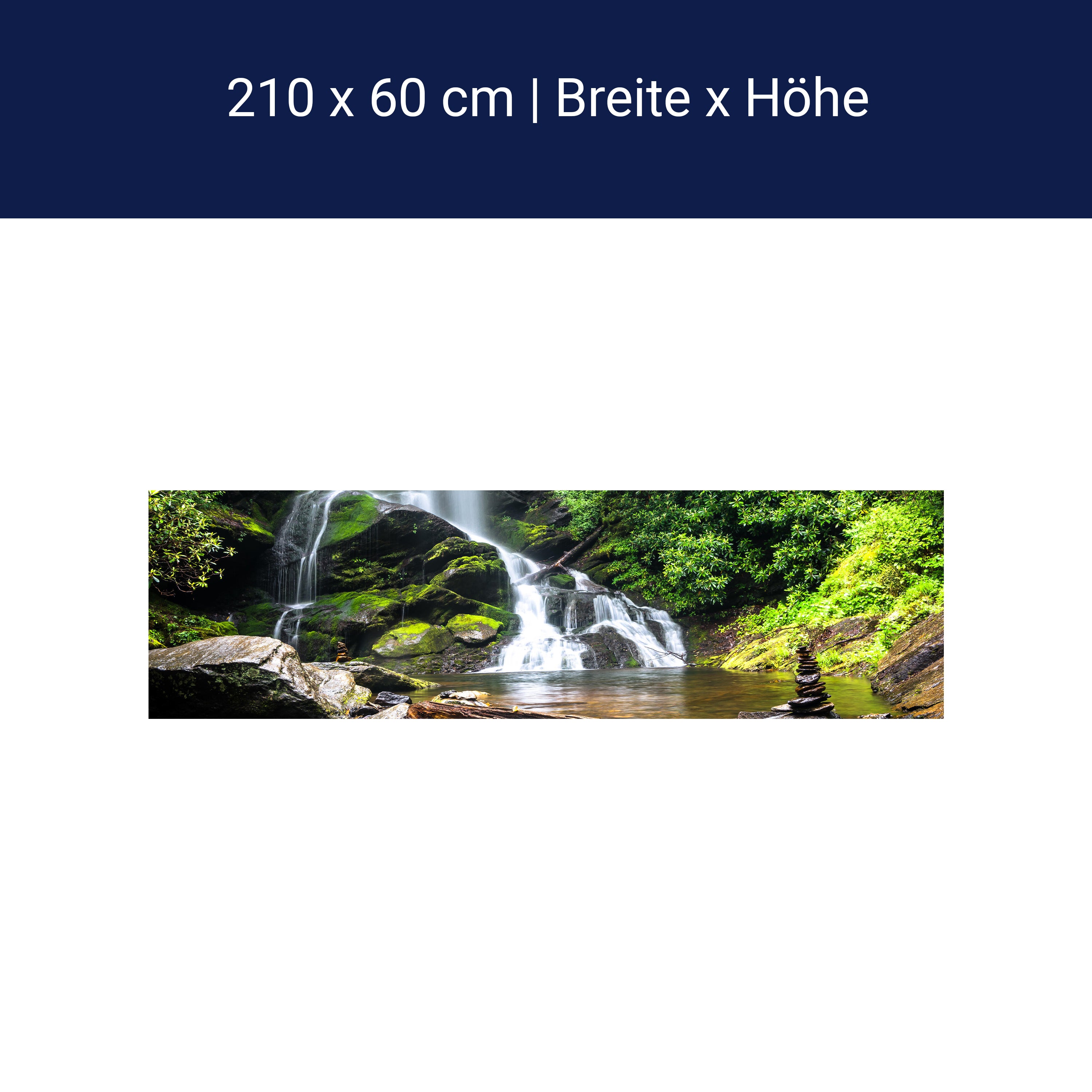 Küchenrückwand Naturwasserfall M1066 Küchenrückwand Naturwasserfall M1066