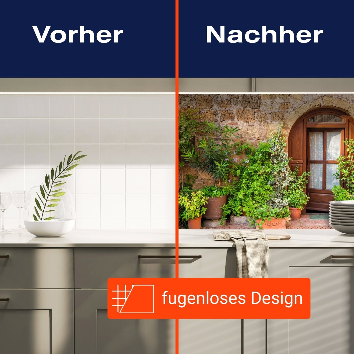 Küchenrückwand Straße Dorf Töpfe Pflanzen Blumen M1074 entdecken - Bild 9 Küchenrückwand Straße Dorf Töpfe Pflanzen Blumen M1074 entdecken - Bild 9