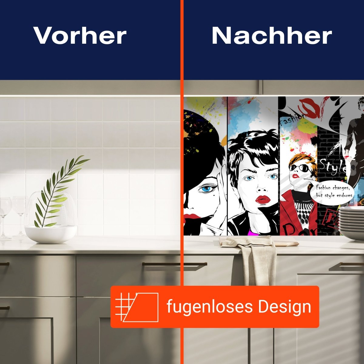 Küchenrückwand Comic Popart Bunt Fashion Style M1081 entdecken - Bild 9 Küchenrückwand Comic Popart Bunt Fashion Style M1081 entdecken - Bild 9