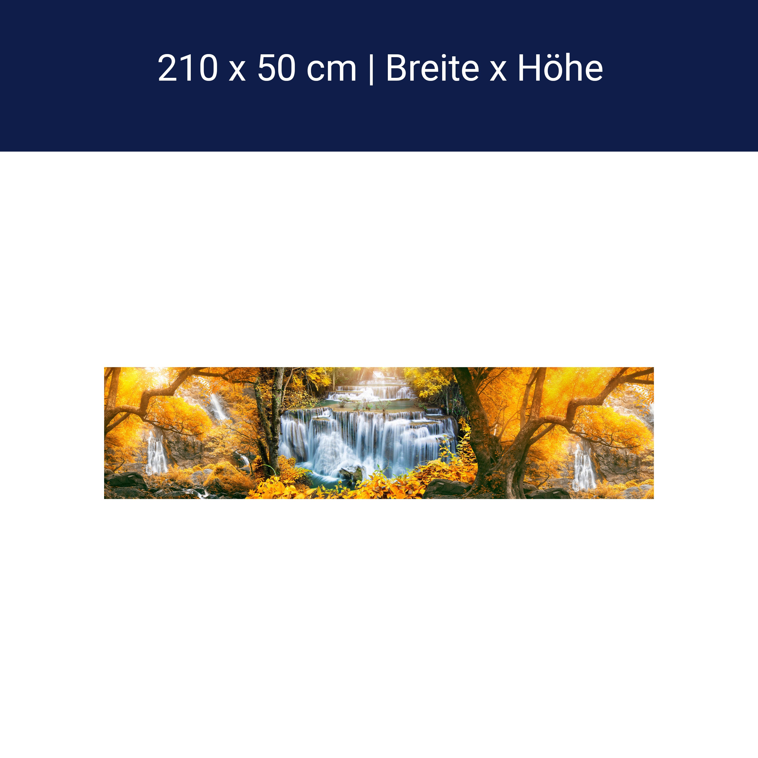 Küchenrückwand Wasserfälle Bäum Herbst Gold M1082 Küchenrückwand Wasserfälle Bäum Herbst Gold M1082