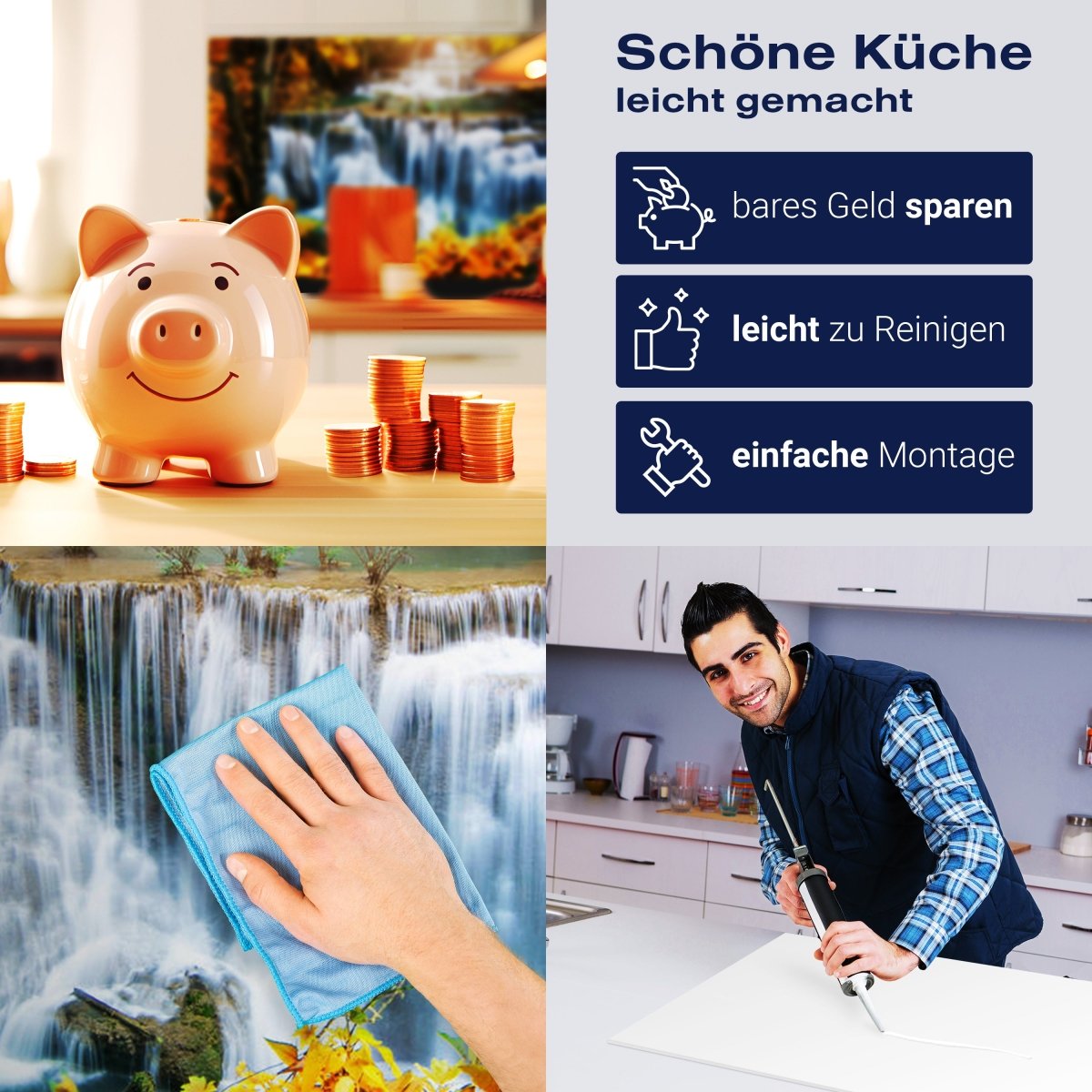 Küchenrückwand Wasserfälle Bäum Herbst Gold M1082 entdecken - Bild 7 Küchenrückwand Wasserfälle Bäum Herbst Gold M1082 entdecken - Bild 7