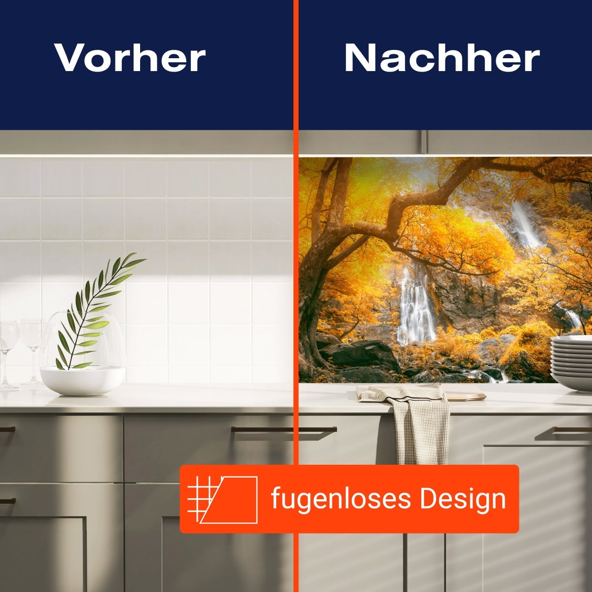 Küchenrückwand Wasserfälle Bäum Herbst Gold M1082 entdecken - Bild 9 Küchenrückwand Wasserfälle Bäum Herbst Gold M1082 entdecken - Bild 9