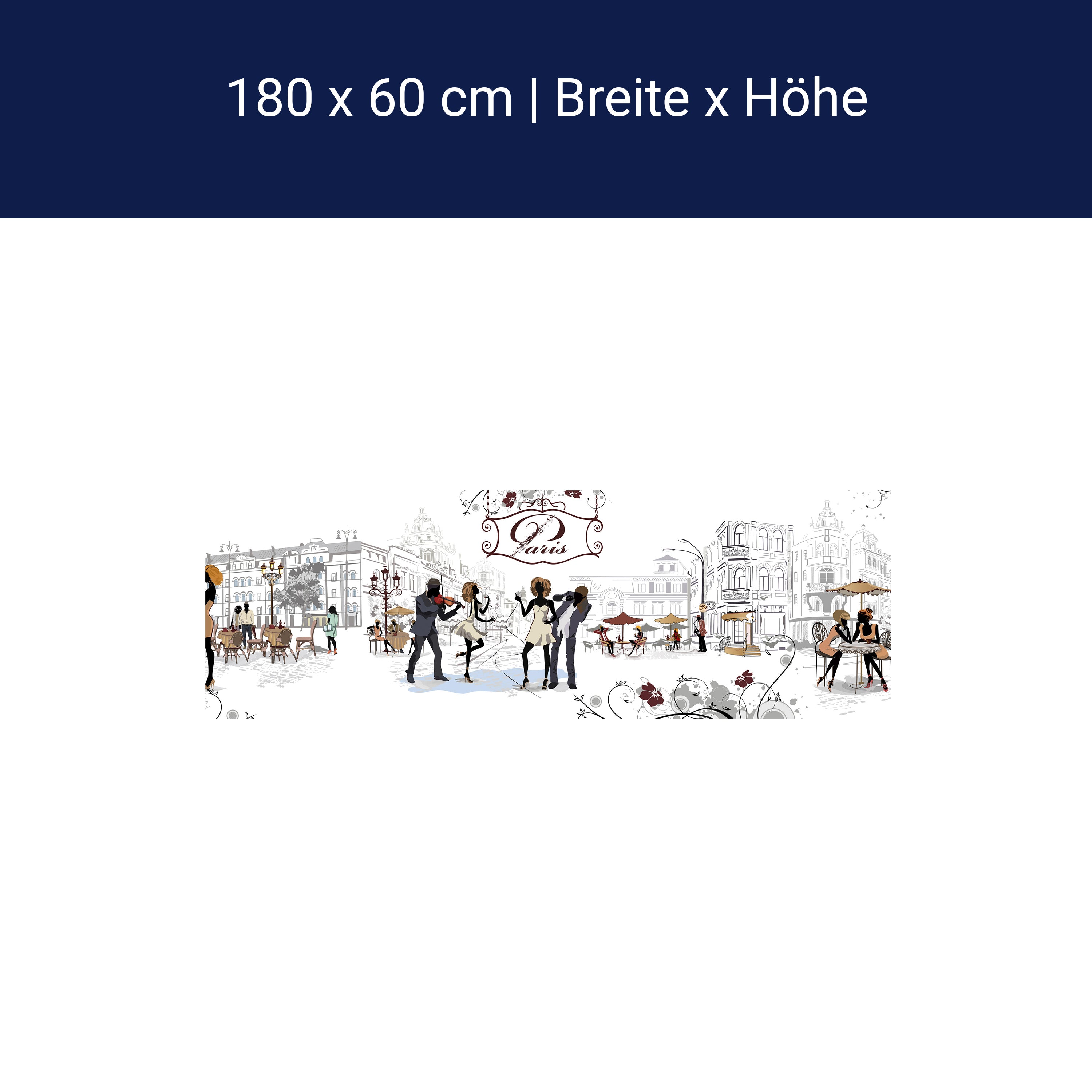 Küchenrückwand Paris Stadt Ranken Leben Popart M1086 Küchenrückwand Paris Stadt Ranken Leben Popart M1086