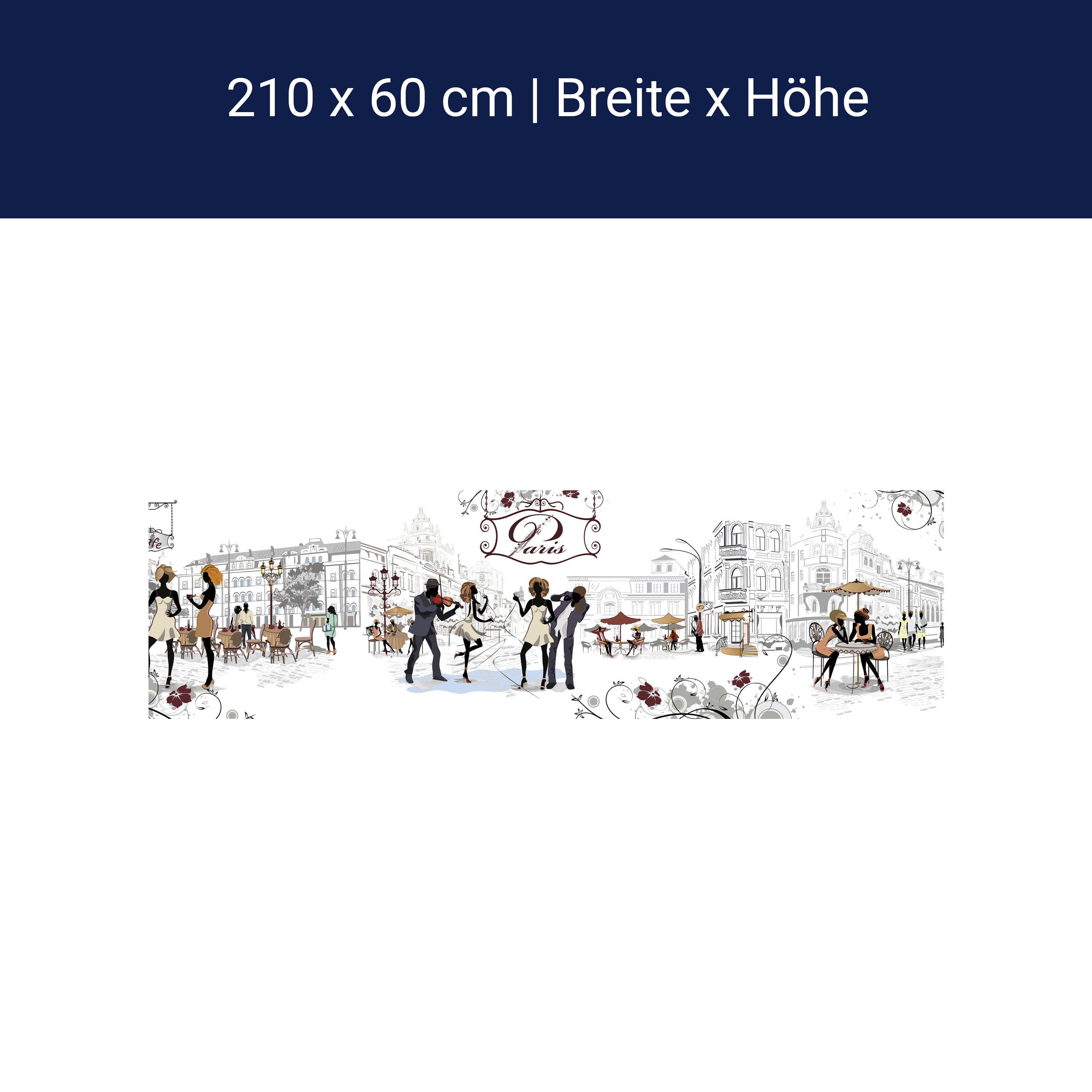 Küchenrückwand Paris Stadt Ranken Leben Popart M1086 Küchenrückwand Paris Stadt Ranken Leben Popart M1086