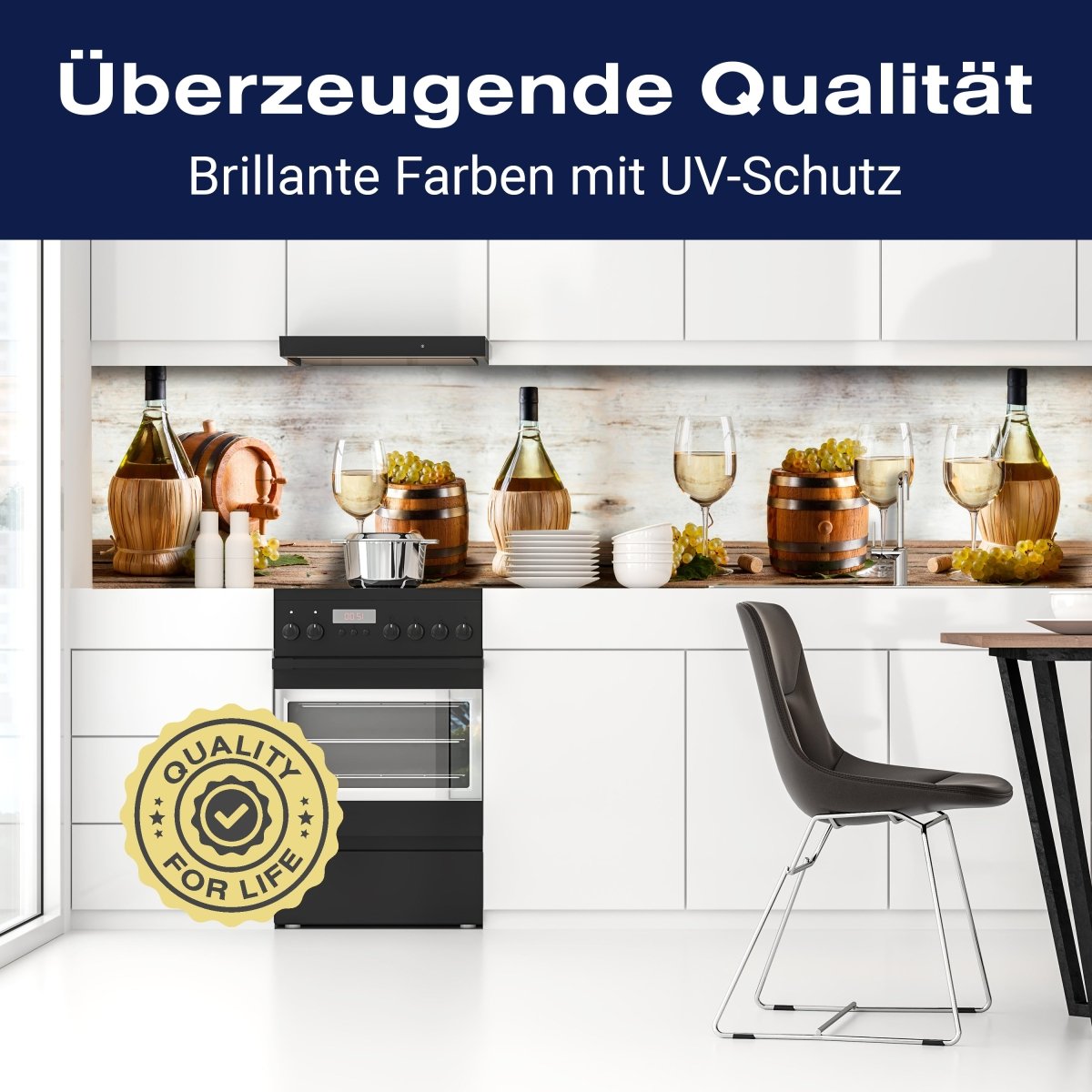 Küchenrückwand Wein Korken Holz Fass Weintrauben Glas M1089 entdecken - Bild 2 Küchenrückwand Wein Korken Holz Fass Weintrauben Glas M1089 entdecken - Bild 2