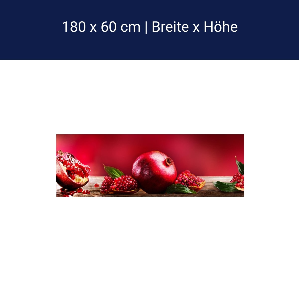 Küchenrückwand Granatapfel Rot Obst M1097 Küchenrückwand Granatapfel Rot Obst M1097