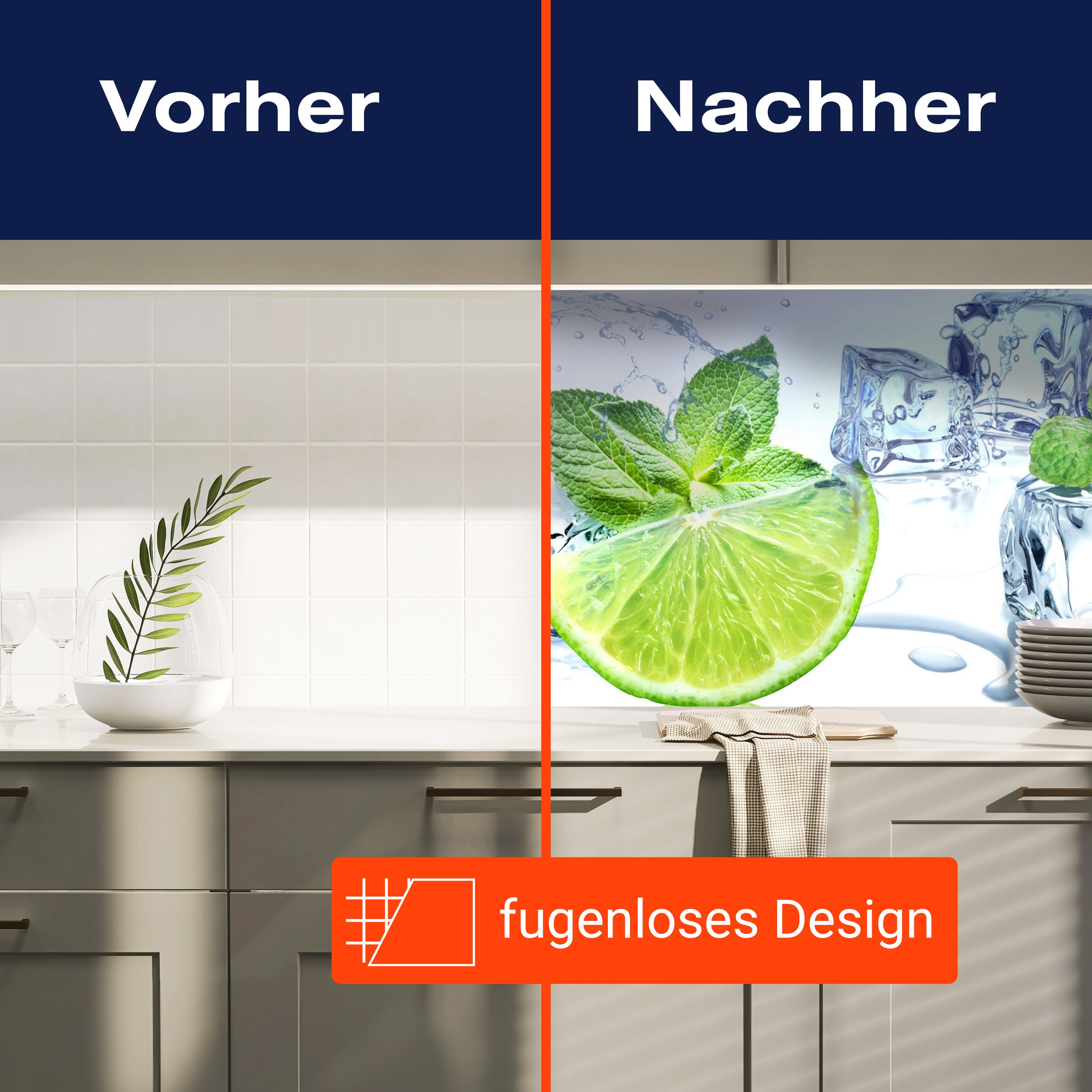 Küchenrückwand Limette Eis Pfefferminze Grün M1103 entdecken - Bild 9 Küchenrückwand Limette Eis Pfefferminze Grün M1103 entdecken - Bild 9