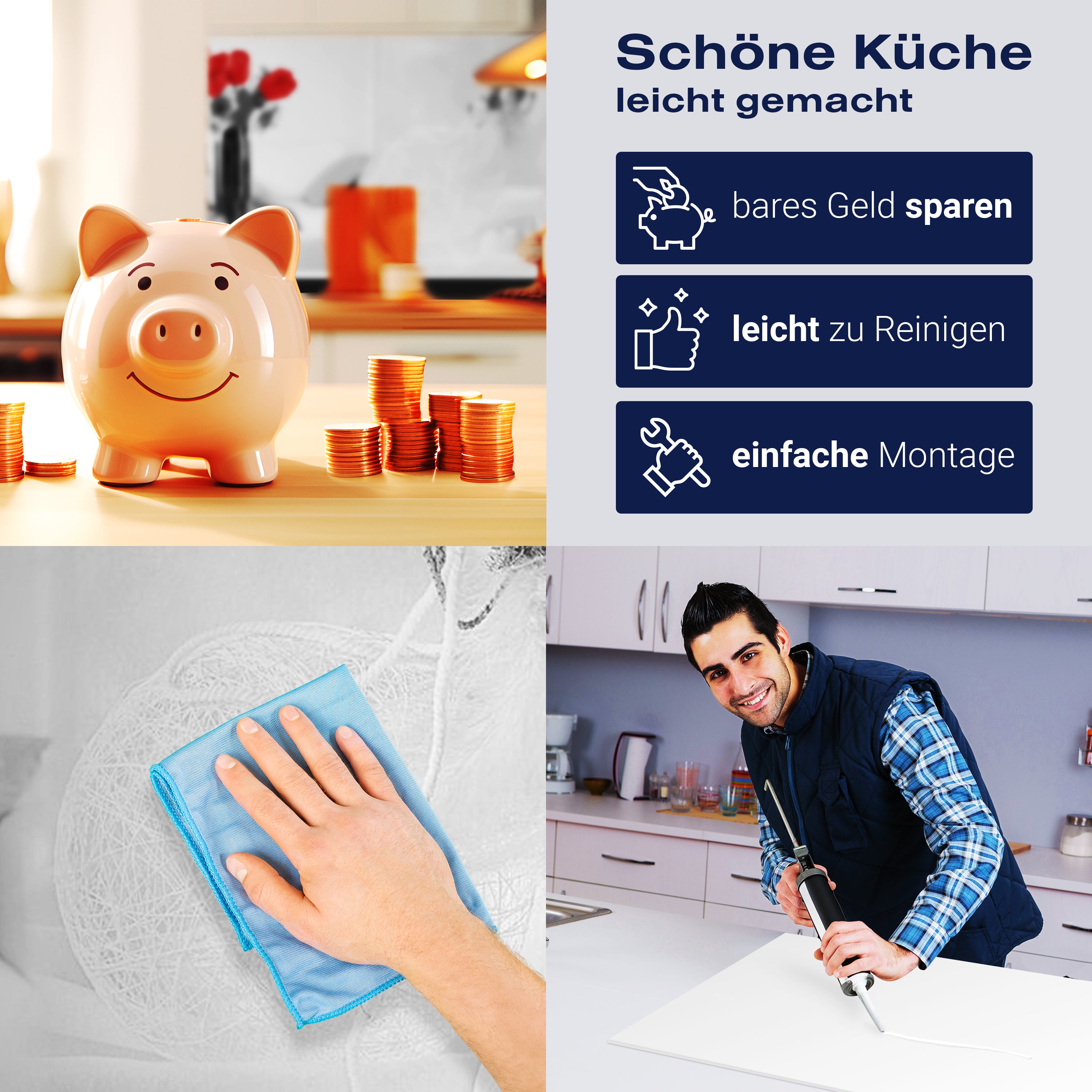 Küchenrückwand Weiß Rot Engel Wolle Rosen Porzellan M1114 entdecken - Bild 7 Küchenrückwand Weiß Rot Engel Wolle Rosen Porzellan M1114 entdecken - Bild 7