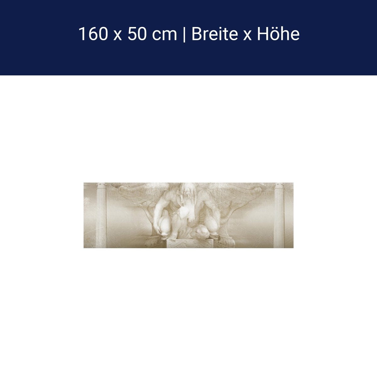 Küchenrückwand Statue Engel Weiß Hell Flügel Säulen M1137 Küchenrückwand Statue Engel Weiß Hell Flügel Säulen M1137