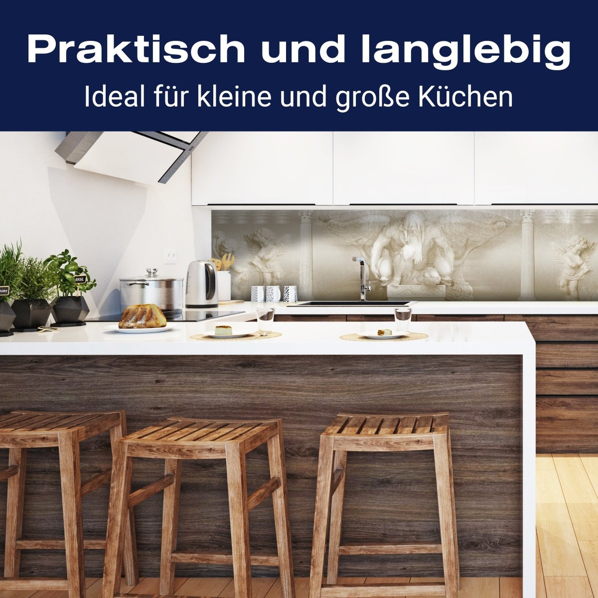 Küchenrückwand Statue Engel Weiß Hell Flügel Säulen M1137 entdecken - Bild 3 Küchenrückwand Statue Engel Weiß Hell Flügel Säulen M1137 entdecken - Bild 3