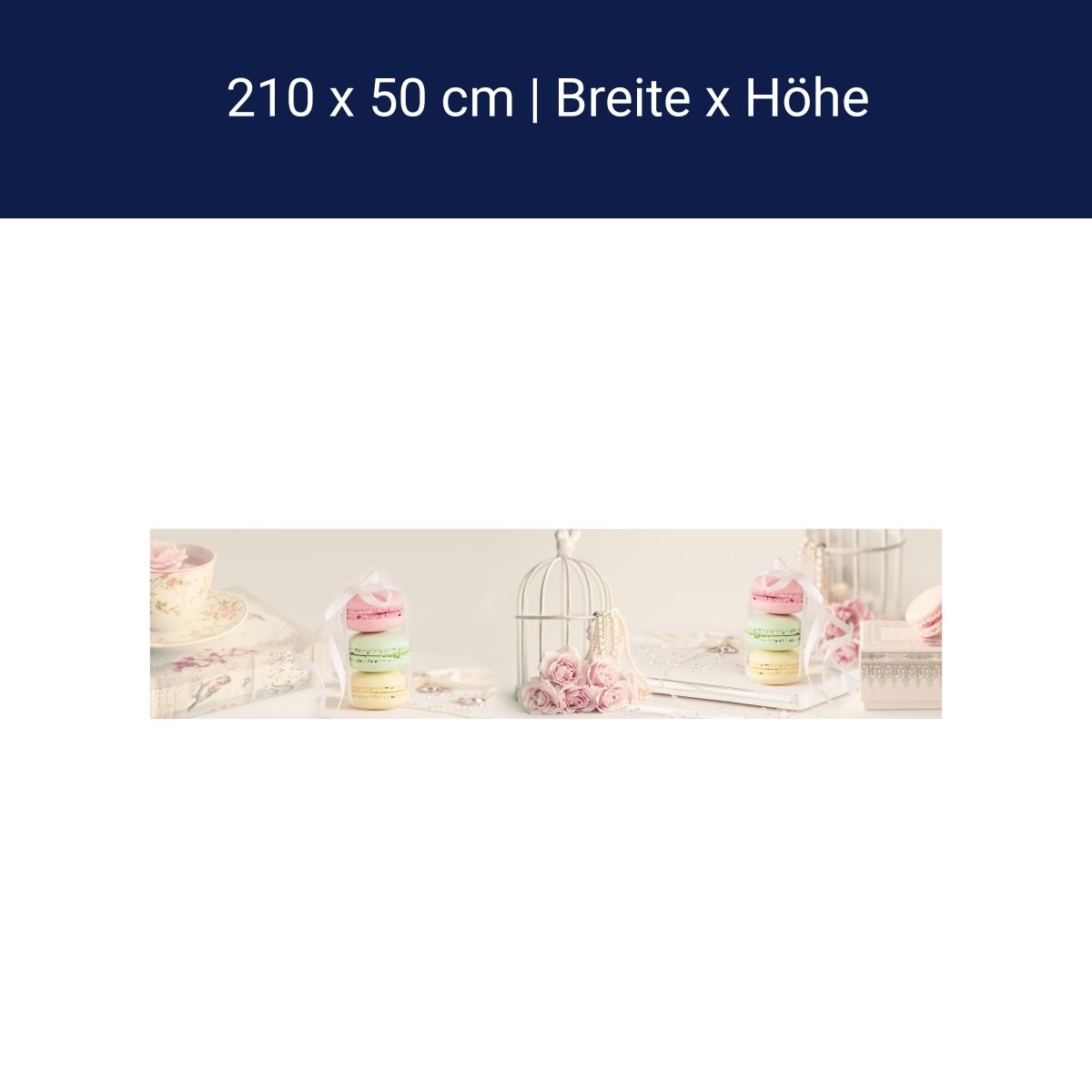 Küchenrückwand Rosa hell Perlenkette Tasse Rosen M1159 Küchenrückwand Rosa hell Perlenkette Tasse Rosen M1159