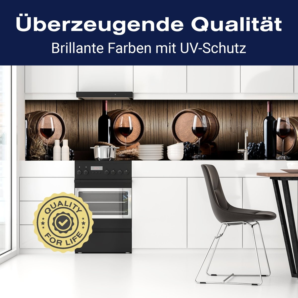 Küchenrückwand Wein Fass Dunkel Weintrauben Seil Holz M1160 entdecken - Bild 2 Küchenrückwand Wein Fass Dunkel Weintrauben Seil Holz M1160 entdecken - Bild 2