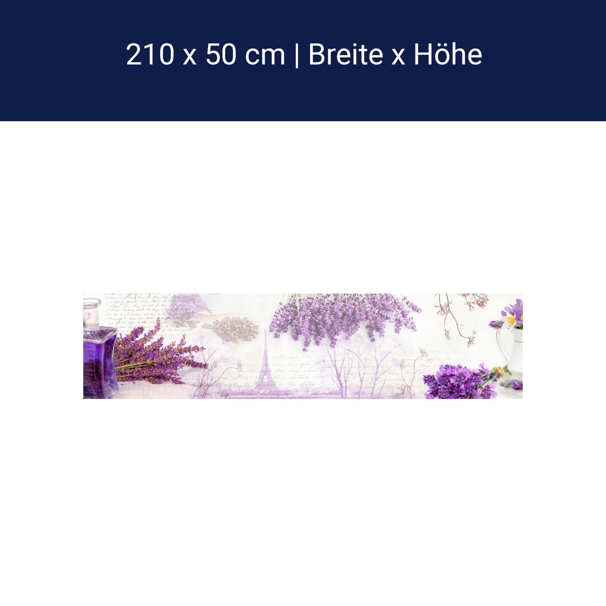 Küchenrückwand Flieder Lila Tasse Eifelturm Kaffee M1171 Küchenrückwand Flieder Lila Tasse Eifelturm Kaffee M1171