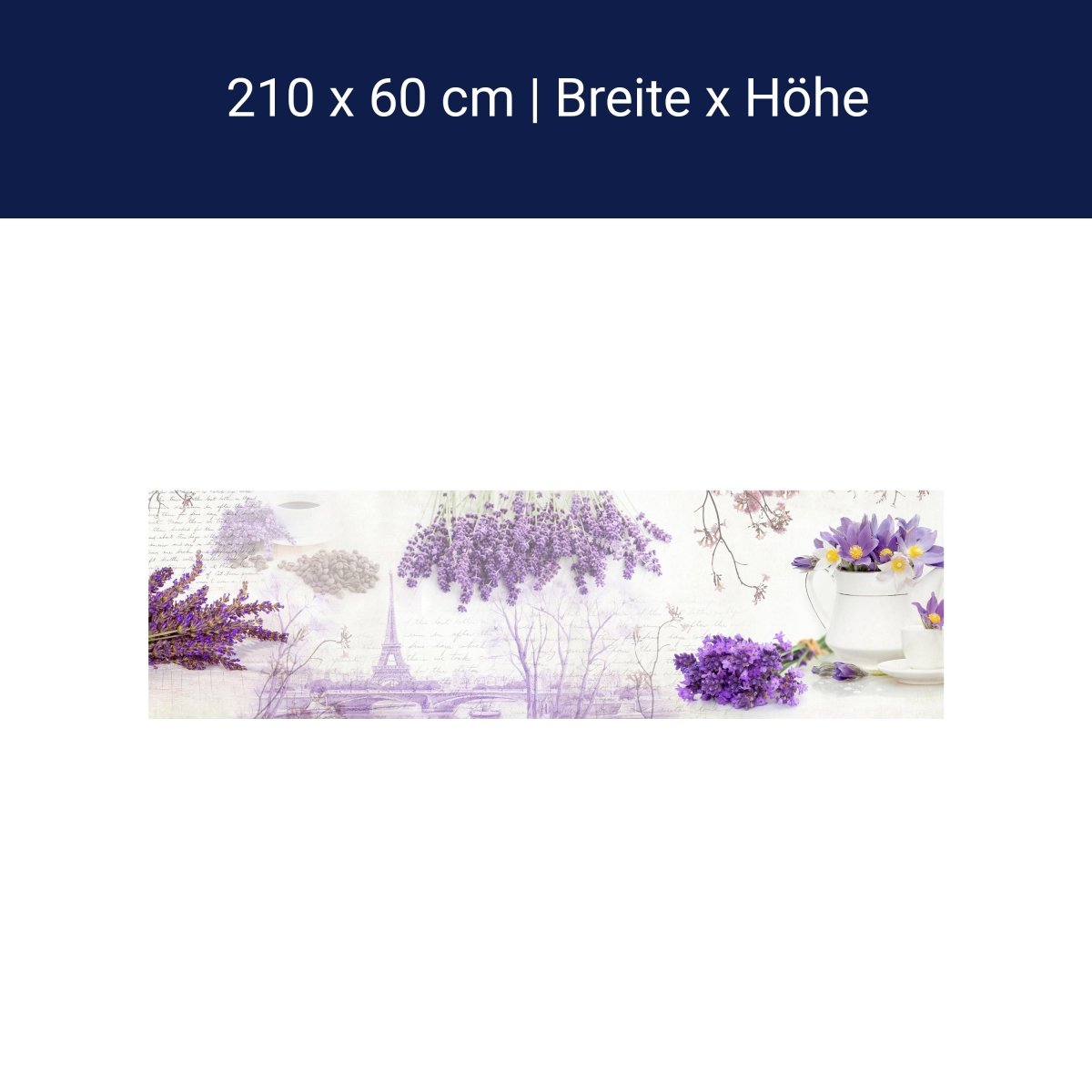 Küchenrückwand Flieder Lila Tasse Eifelturm Kaffee M1171 Küchenrückwand Flieder Lila Tasse Eifelturm Kaffee M1171