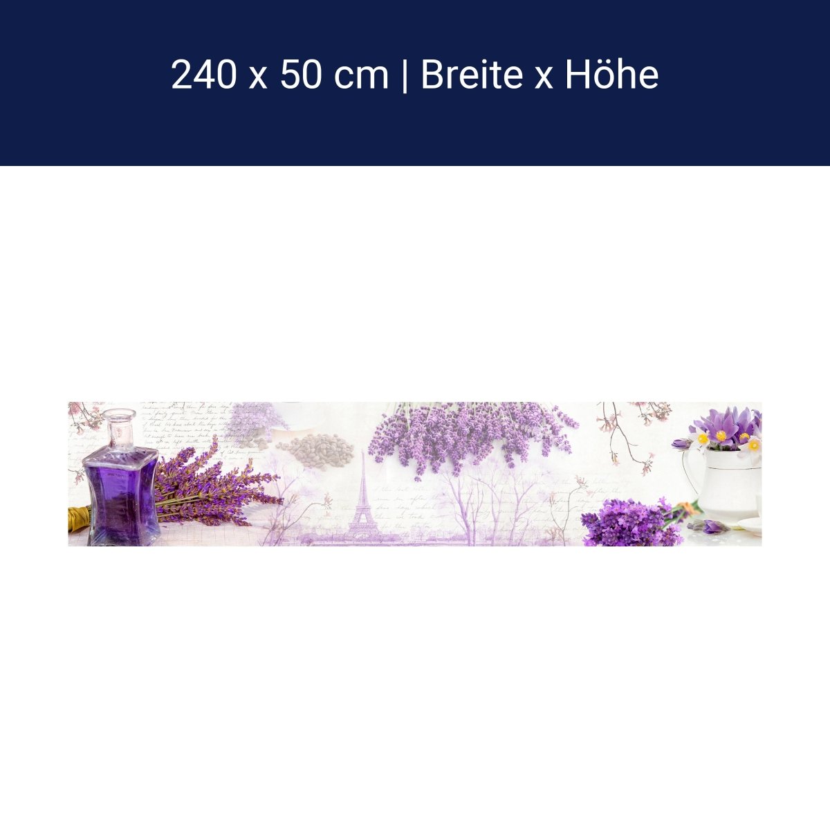 Küchenrückwand Flieder Lila Tasse Eifelturm Kaffee M1171 Küchenrückwand Flieder Lila Tasse Eifelturm Kaffee M1171