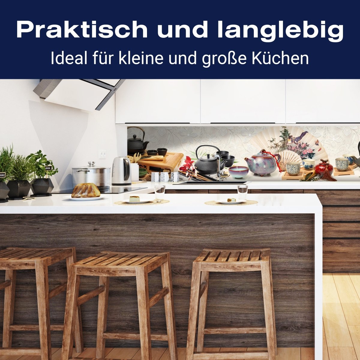 Küchenrückwand Tee Kanne Holz Stäbchen Asiatisch Bunt M1201 entdecken - Bild 3 Küchenrückwand Tee Kanne Holz Stäbchen Asiatisch Bunt M1201 entdecken - Bild 3