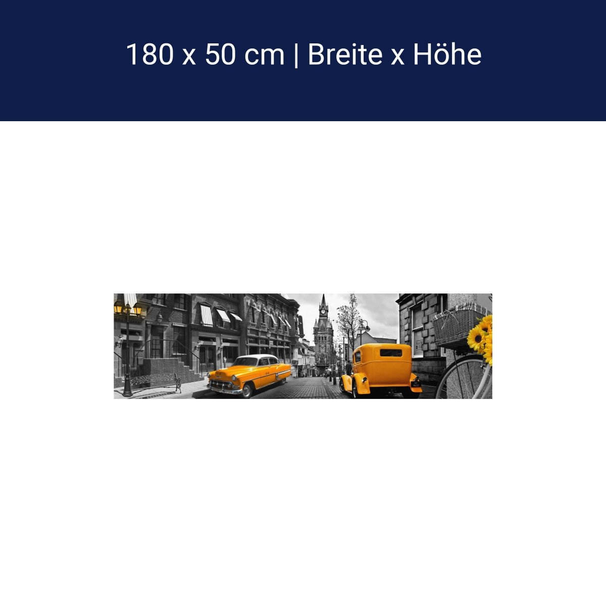 Küchenrückwand Auto Schwarz Weiß Fahrrad Laterne Gelb M1206 Küchenrückwand Auto Schwarz Weiß Fahrrad Laterne Gelb M1206