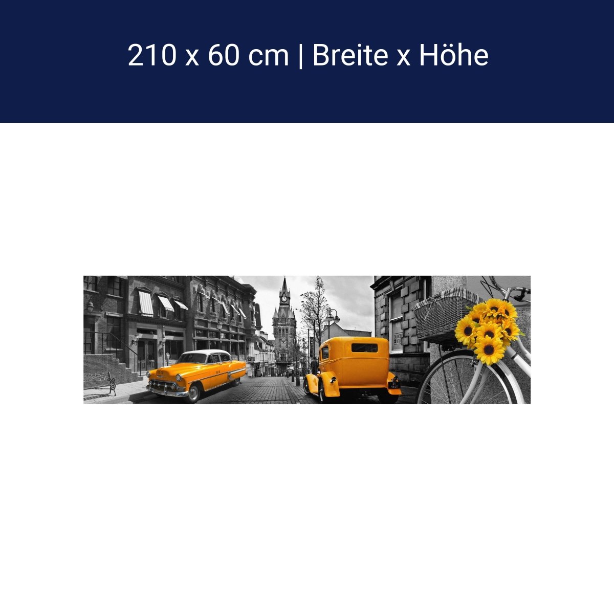 Küchenrückwand Auto Schwarz Weiß Fahrrad Laterne Gelb M1206 Küchenrückwand Auto Schwarz Weiß Fahrrad Laterne Gelb M1206