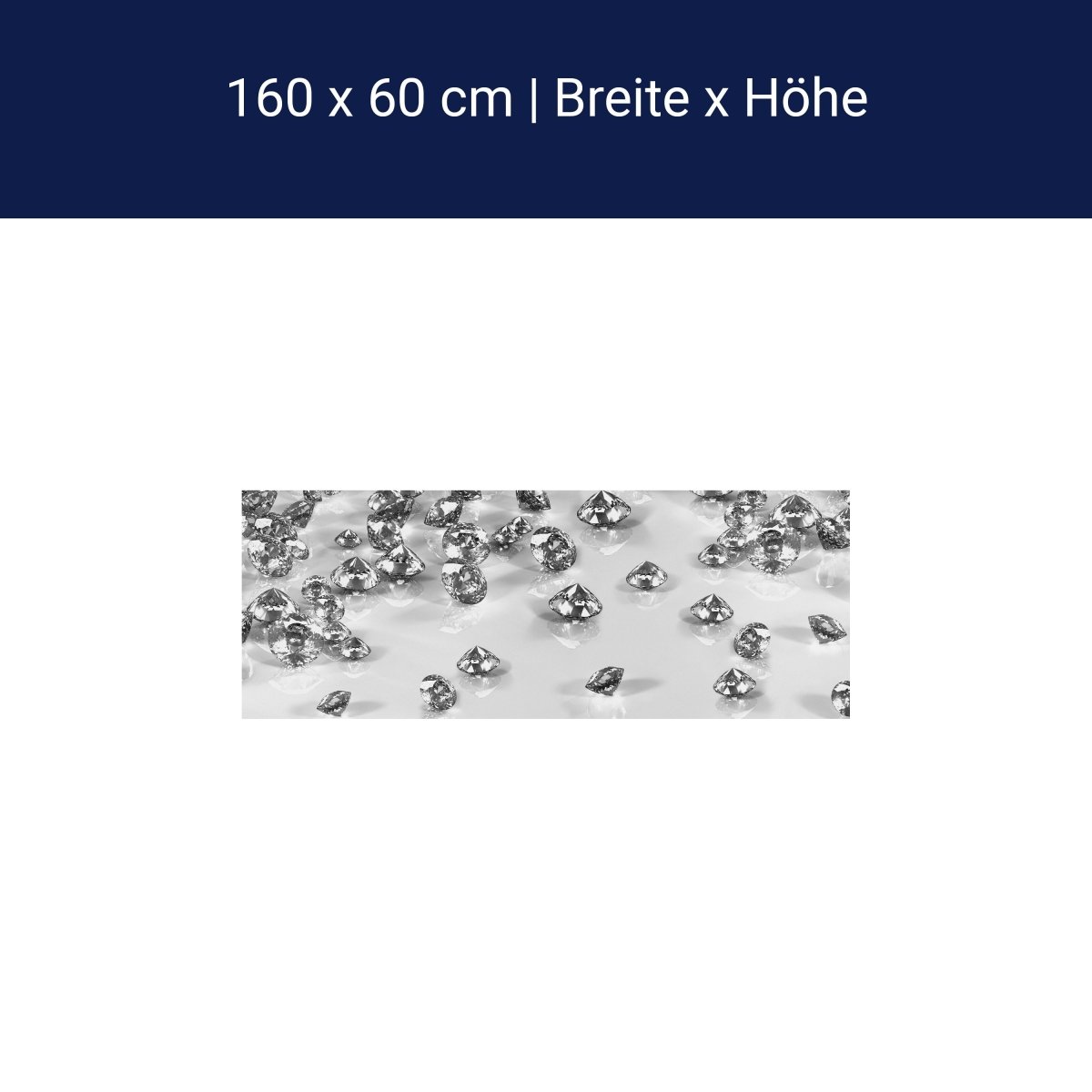 Küchenrückwand Diamant Steine Weiß Karat Schliff M1242 Küchenrückwand Diamant Steine Weiß Karat Schliff M1242