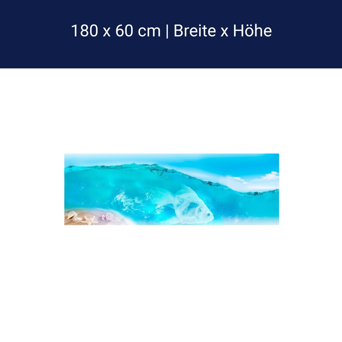 Küchenrückwand Hellblau See Wasser Flaschenpost Muschel M1249 Küchenrückwand Hellblau See Wasser Flaschenpost Muschel M1249