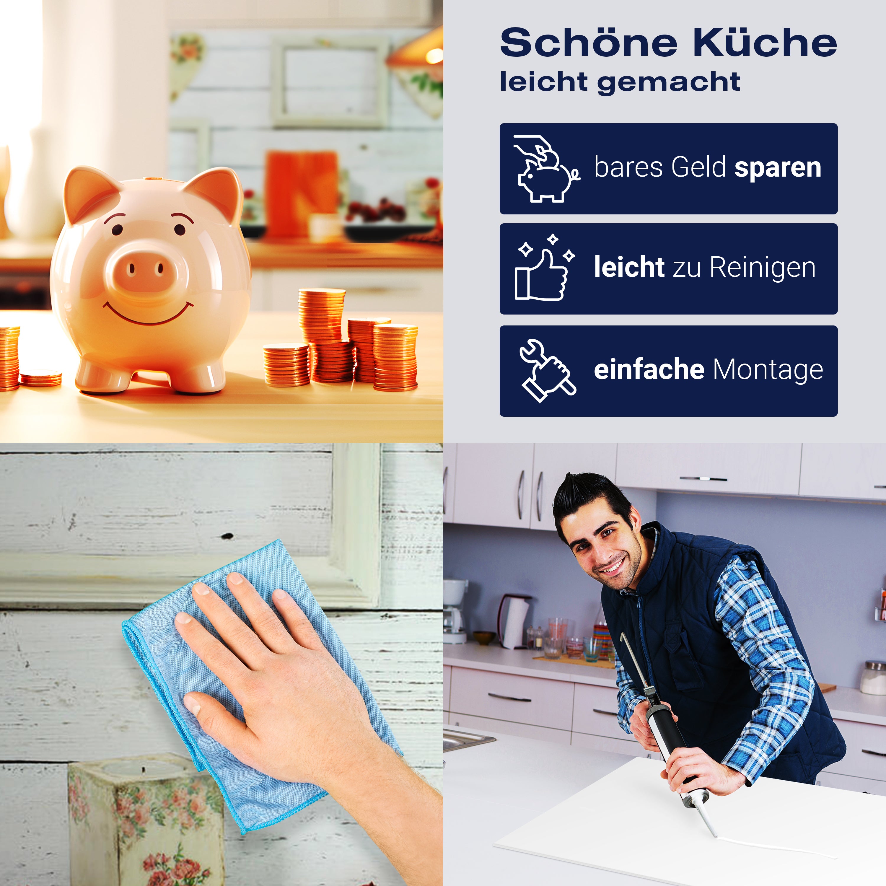 Küchenrückwand Bilderrahmen Herzen Dosen Laternen M1268 entdecken - Bild 7 Küchenrückwand Bilderrahmen Herzen Dosen Laternen M1268 entdecken - Bild 7