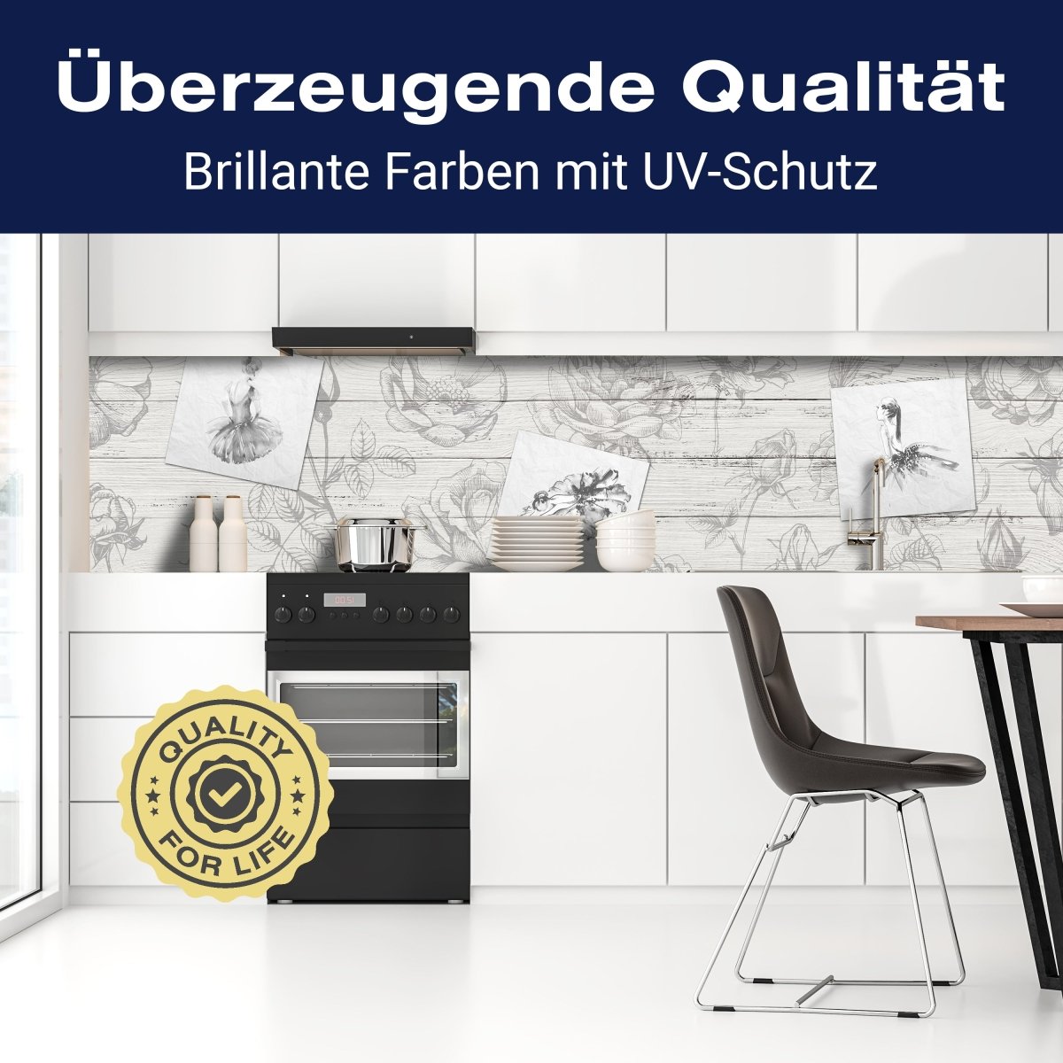 Küchenrückwand Zeichnungen Blumen Frauen Kleider M1322 entdecken - Bild 2 Küchenrückwand Zeichnungen Blumen Frauen Kleider M1322 entdecken - Bild 2