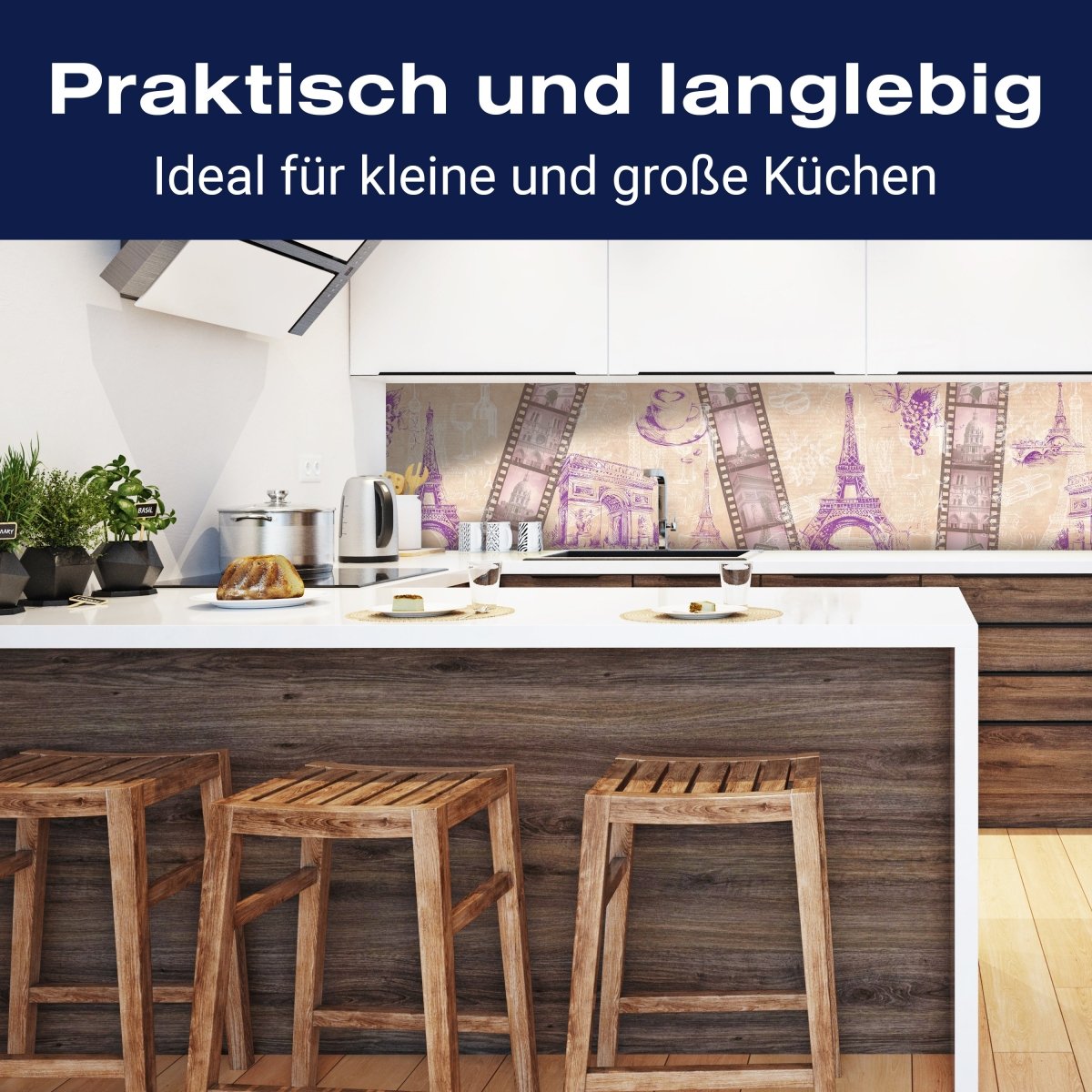 Küchenrückwand Eifelturm arc de triomphe wein kaffee M1345 entdecken - Bild 3 Küchenrückwand Eifelturm arc de triomphe wein kaffee M1345 entdecken - Bild 3