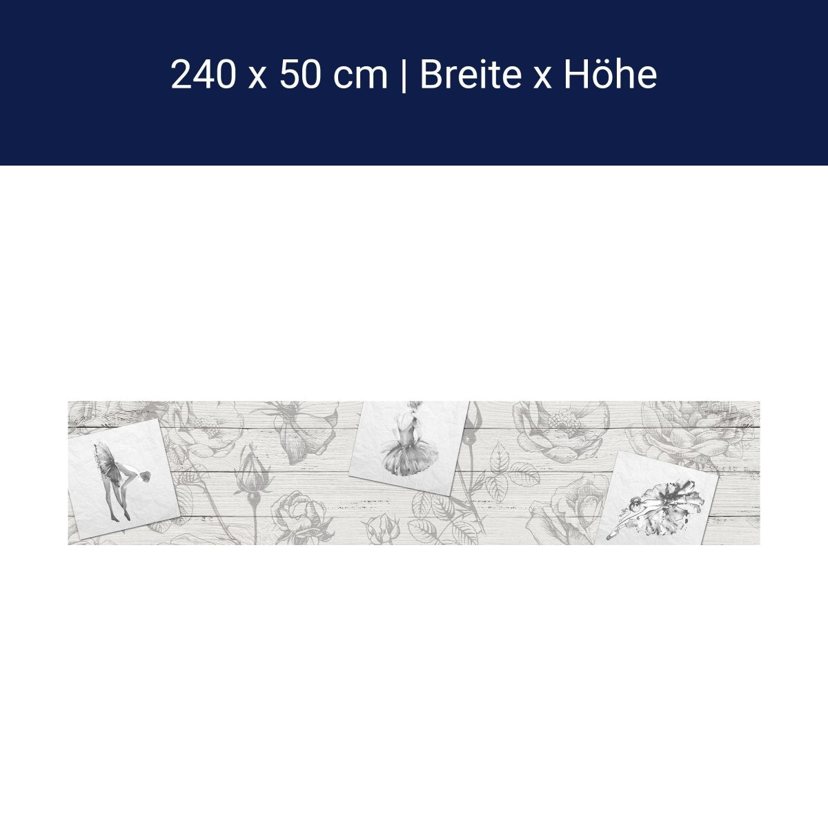 Küchenrückwand maserung rosen balett tanz ballerina M1410 Küchenrückwand maserung rosen balett tanz ballerina M1410