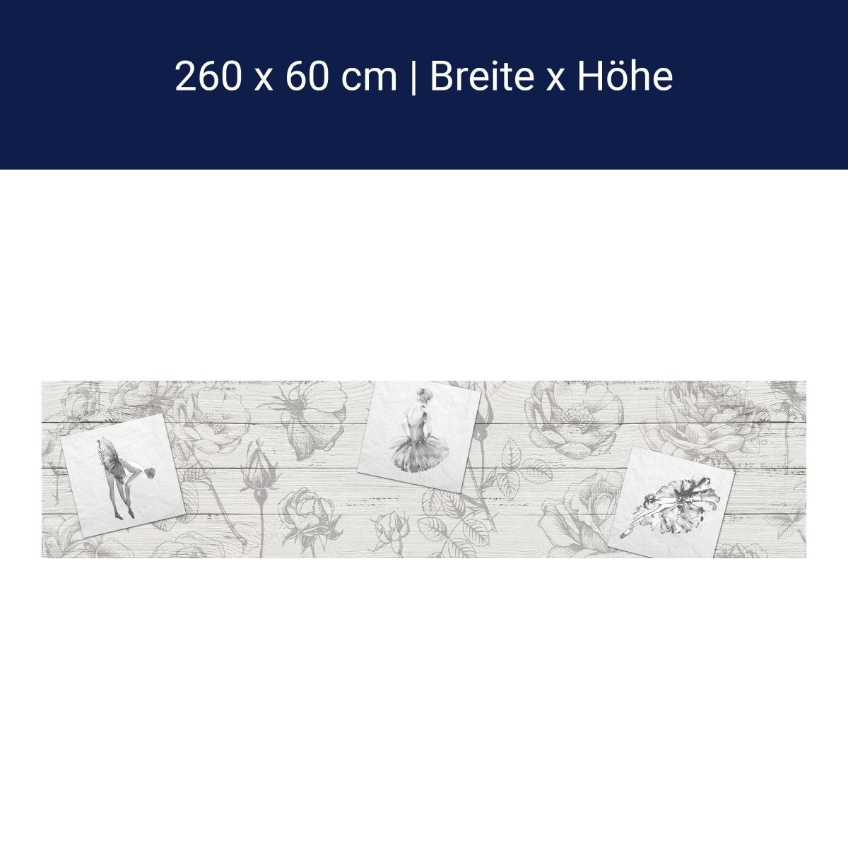 Küchenrückwand maserung rosen balett tanz ballerina M1410 Küchenrückwand maserung rosen balett tanz ballerina M1410