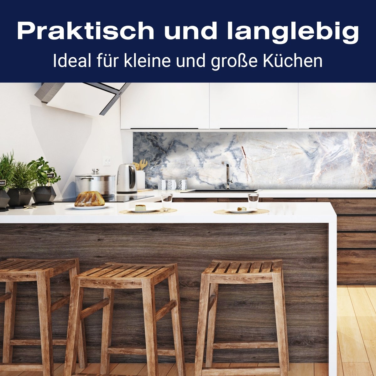 Küchenrückwand heller Marmor, Stein M1421 entdecken - Bild 3 Küchenrückwand heller Marmor, Stein M1421 entdecken - Bild 3