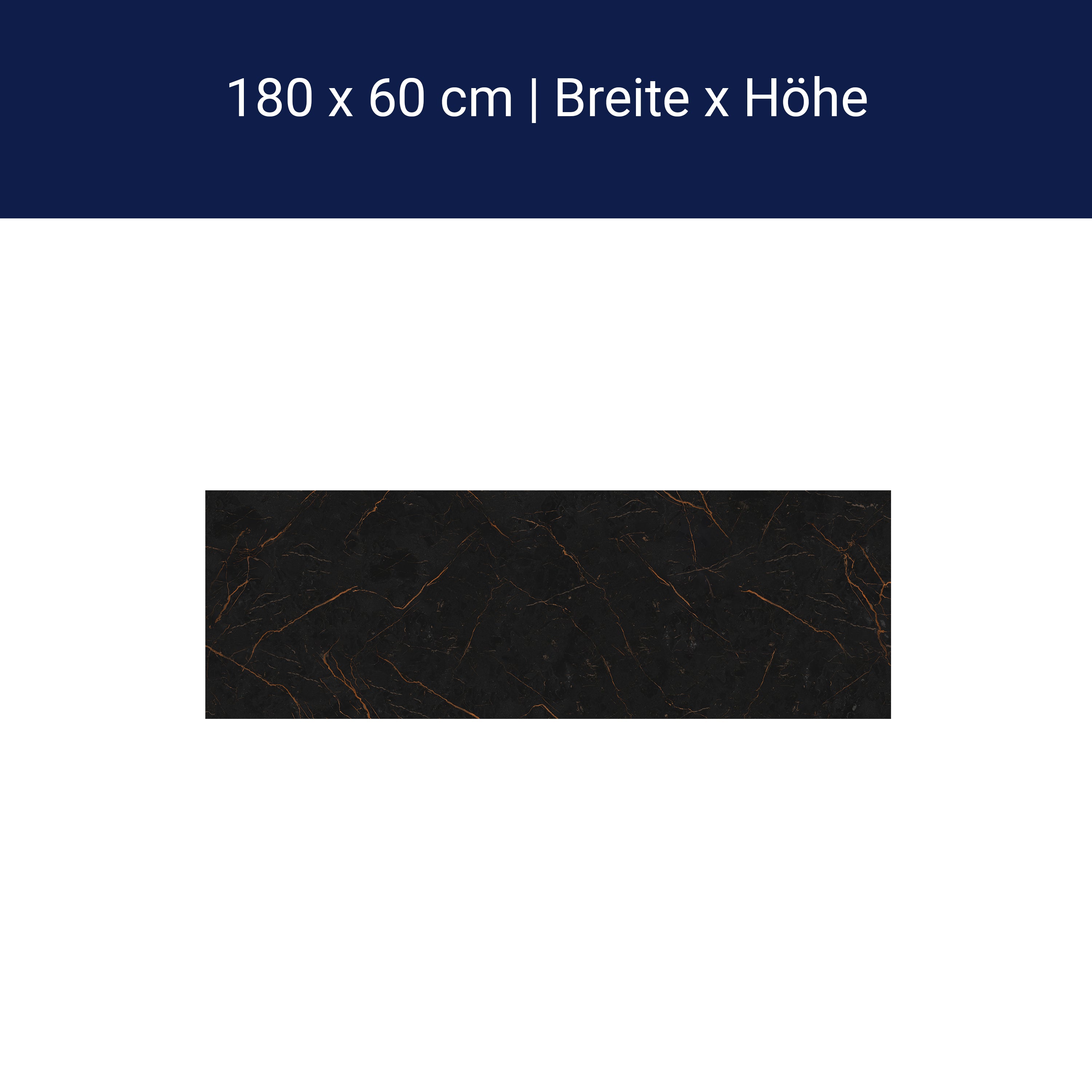 Küchenrückwand schwarzer Marmor, Stein M1423 Küchenrückwand schwarzer Marmor, Stein M1423