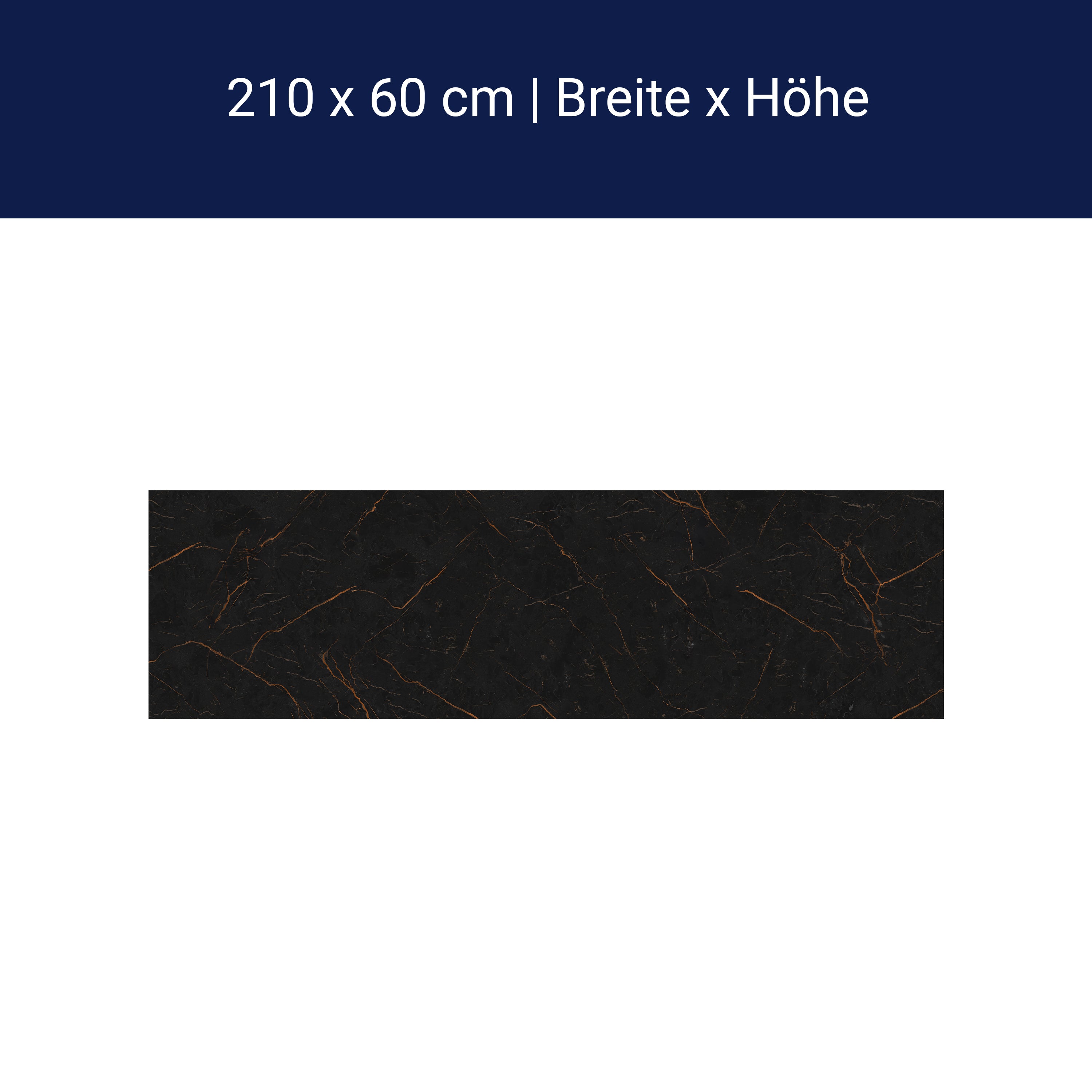 Küchenrückwand schwarzer Marmor, Stein M1423 Küchenrückwand schwarzer Marmor, Stein M1423