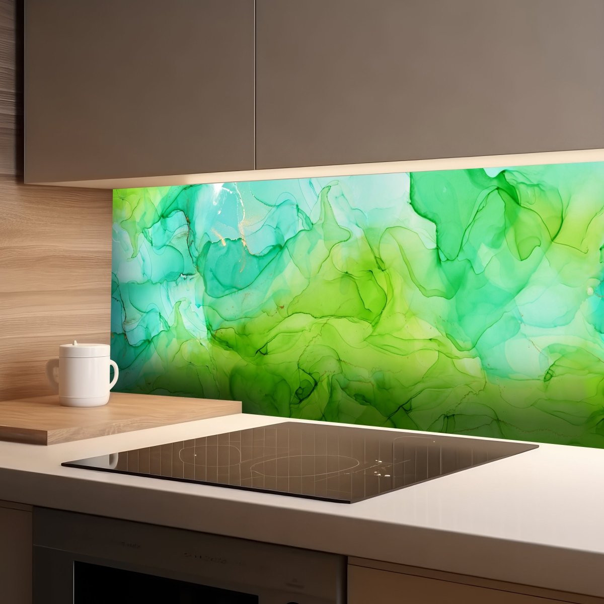 Küchenrückwand grüner Marmor, Stein M1426 entdecken - Bild 1 Küchenrückwand grüner Marmor, Stein M1426 entdecken - Bild 1