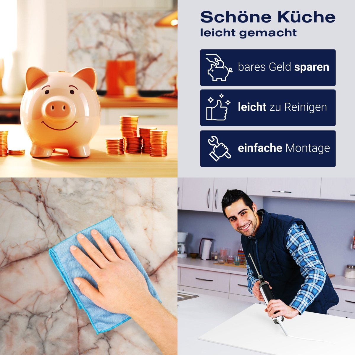 Küchenrückwand beiger Marmor, Stein M1427 entdecken - Bild 7 Küchenrückwand beiger Marmor, Stein M1427 entdecken - Bild 7