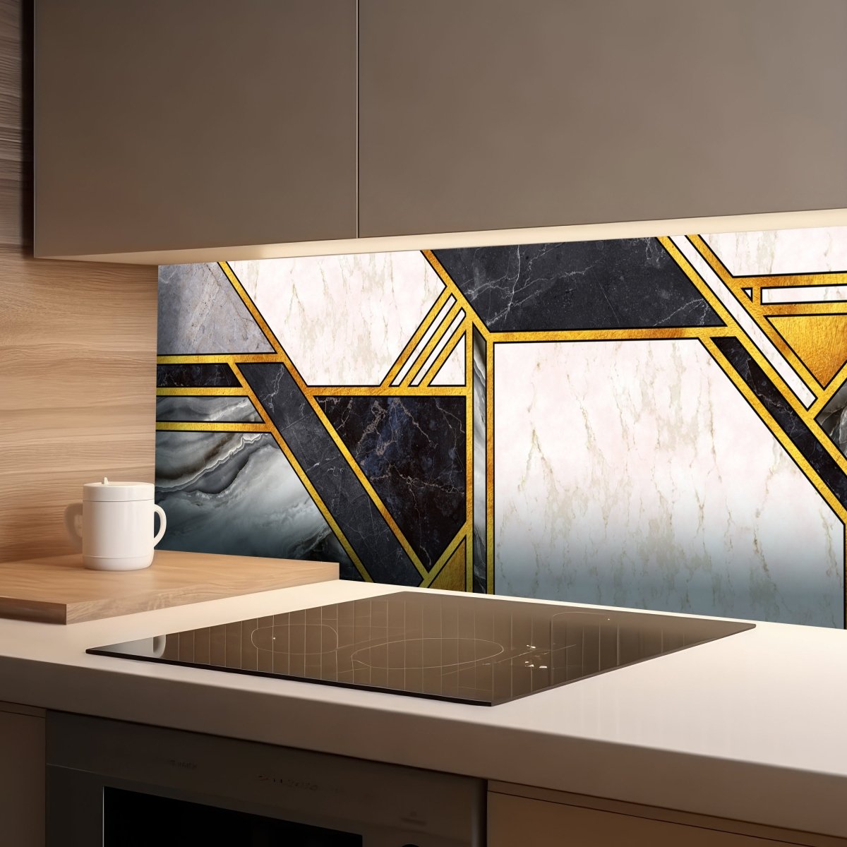 Küchenrückwand grauer Marmor, Stein, Fliesen M1431 entdecken - Bild 1 Küchenrückwand grauer Marmor, Stein, Fliesen M1431 entdecken - Bild 1