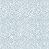 Fototapete Alphabet Grau Blau M6384