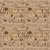 Fototapete Kaffee Muster braun M6386
