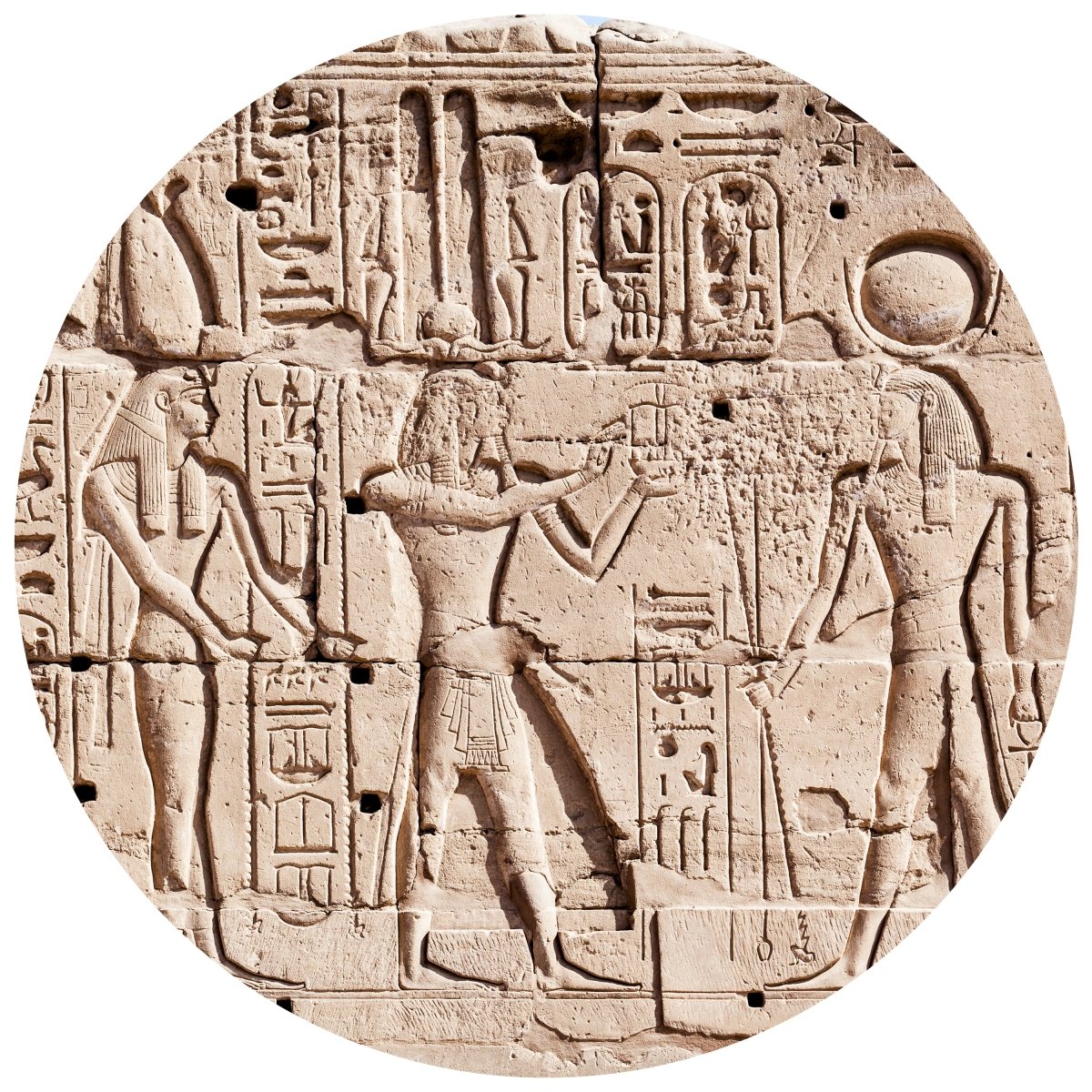 Runde Fototapete Wand mit Hieroglyphen M0004 - Bild 11