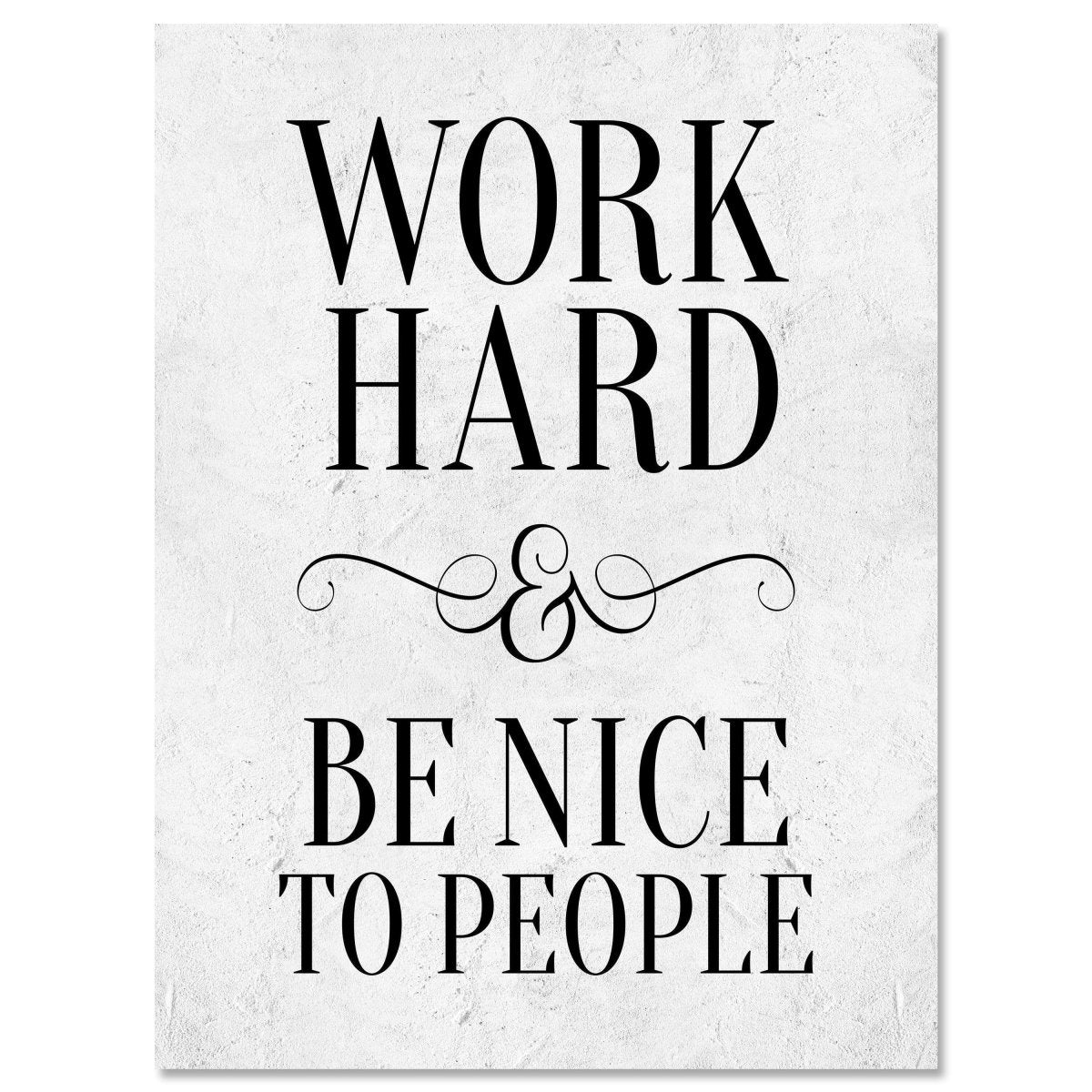 Leinwandbild Motivation, Hochformat, Be nice to People M0009 kaufen - Bild 1