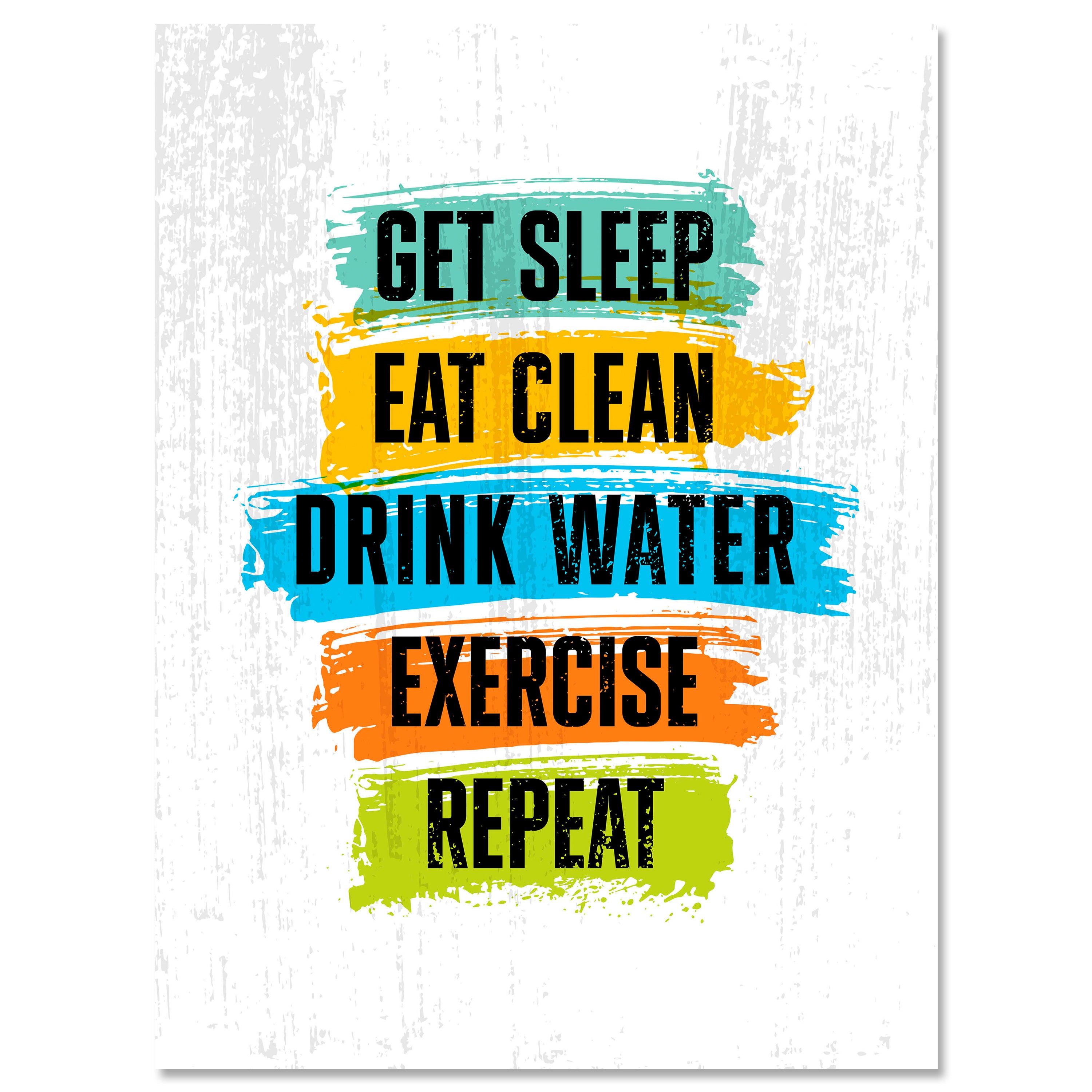 Leinwandbild Motivation, Hochformat, Tagesplan M0070 kaufen - Bild 1