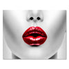 Leinwandbild Frauen Lippen M0083